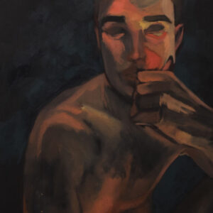 Amber Heart - Oil Painting